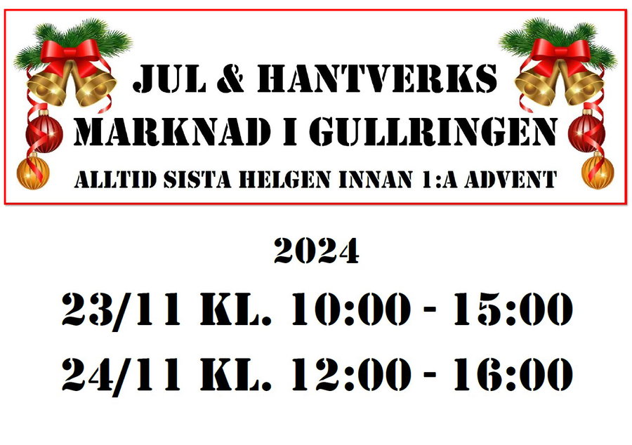 - 16 Jul & Hantverksmarknad i Gullringen
