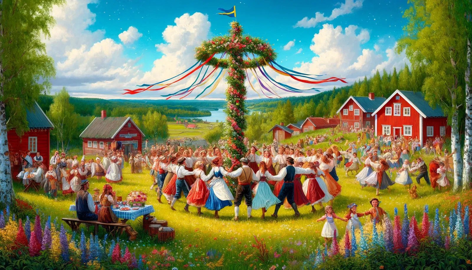 Bild som visar Midsommardagen