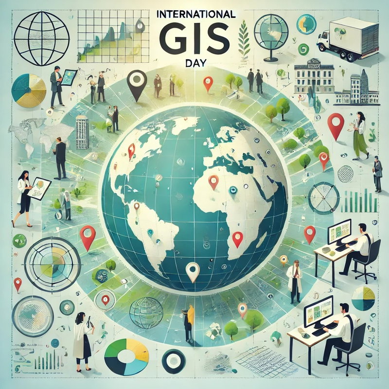 Bild som visar Internationella GIS-dagen
