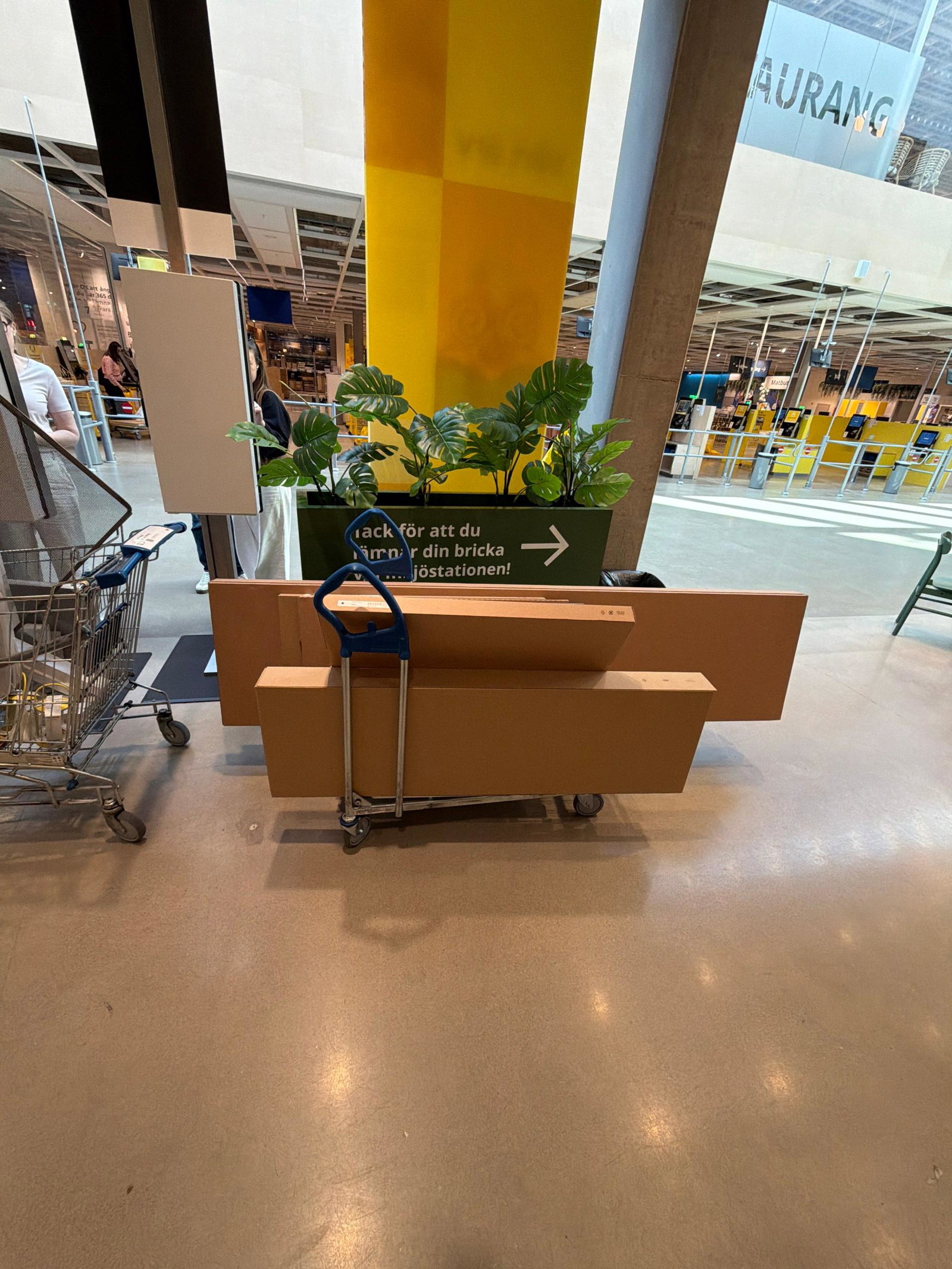 Ikea dan före midsommarafton var en bra idé!