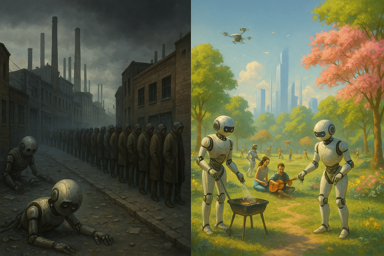 AI i framtiden: Utopi eller dystopi?