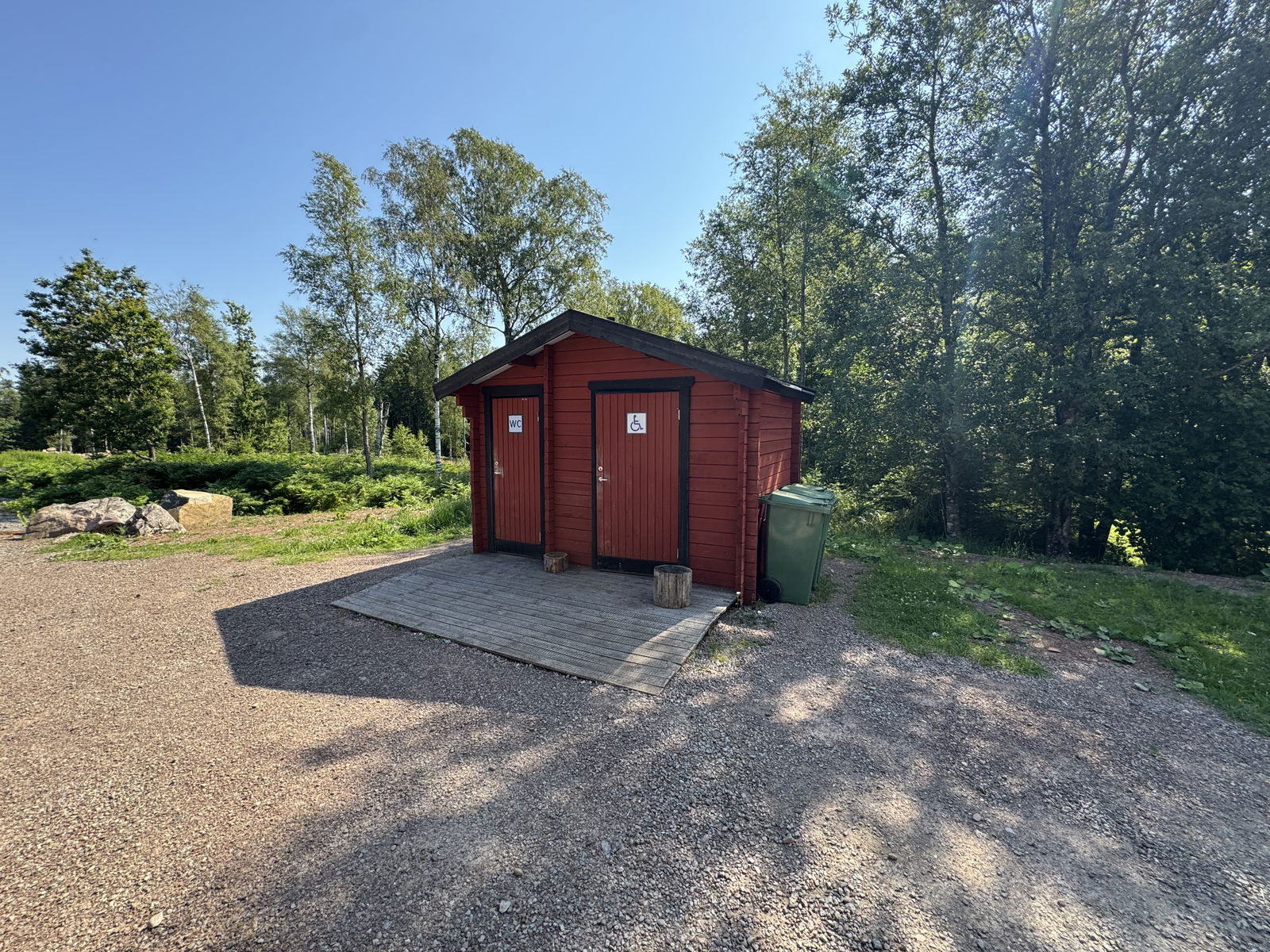 Toalett vid Kinnekulle Utsiktstorn