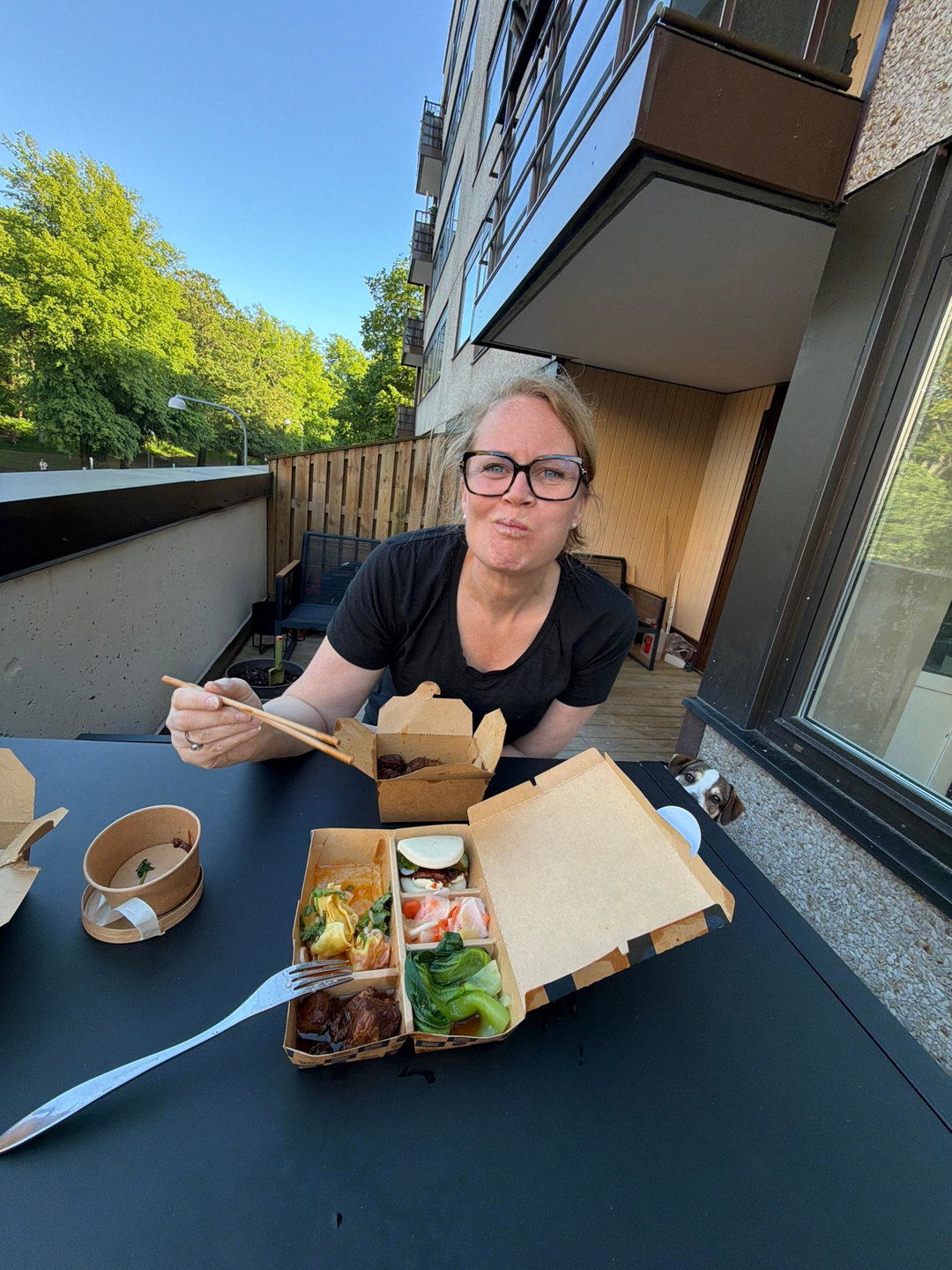 Balkonghäng med donnan ❤️