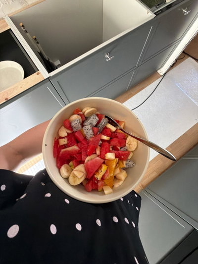 En härlig fruktsallad