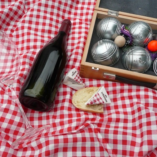 Marknad & Boule i Lorgues