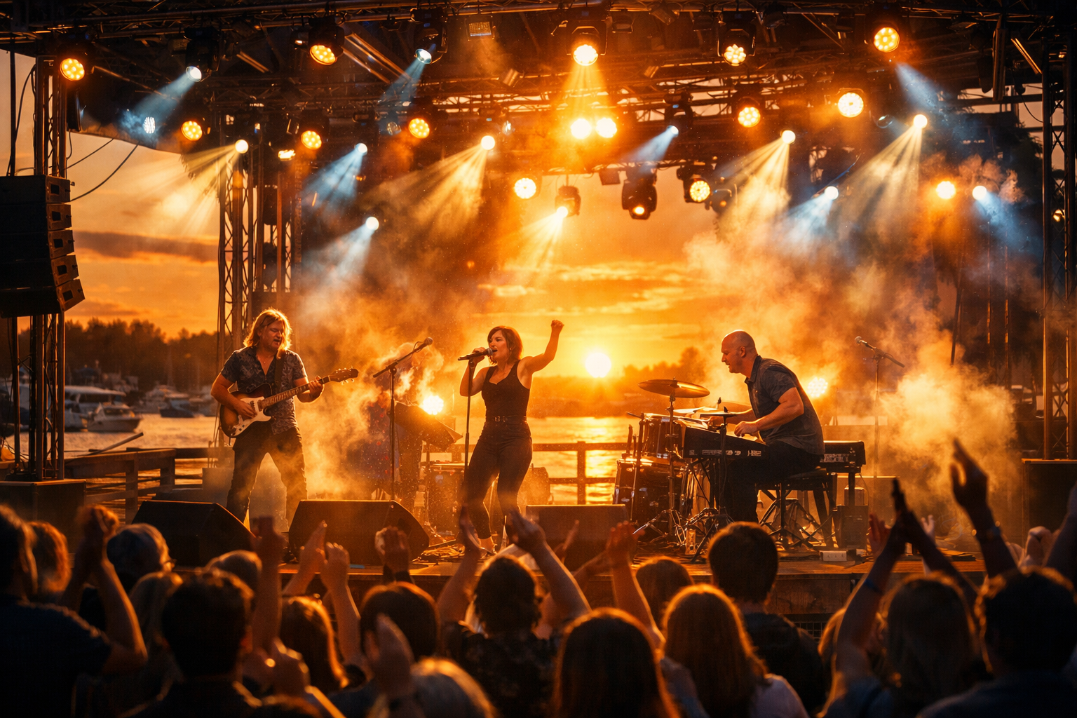 Sommar på bryggan - En Passande Trio