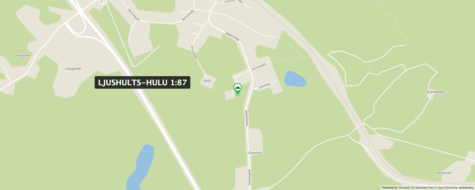 LJUSHULTS-HULU 1:87