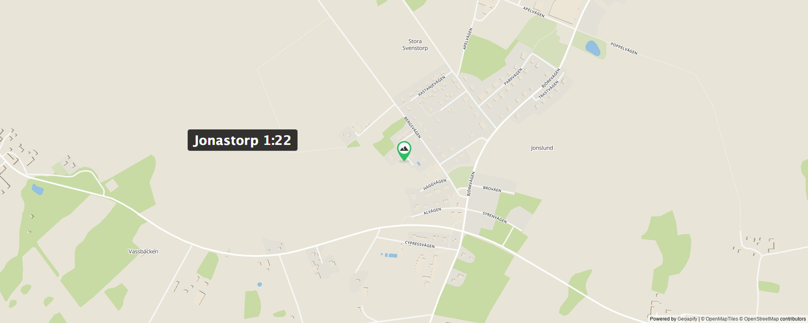 Jonastorp 1:22