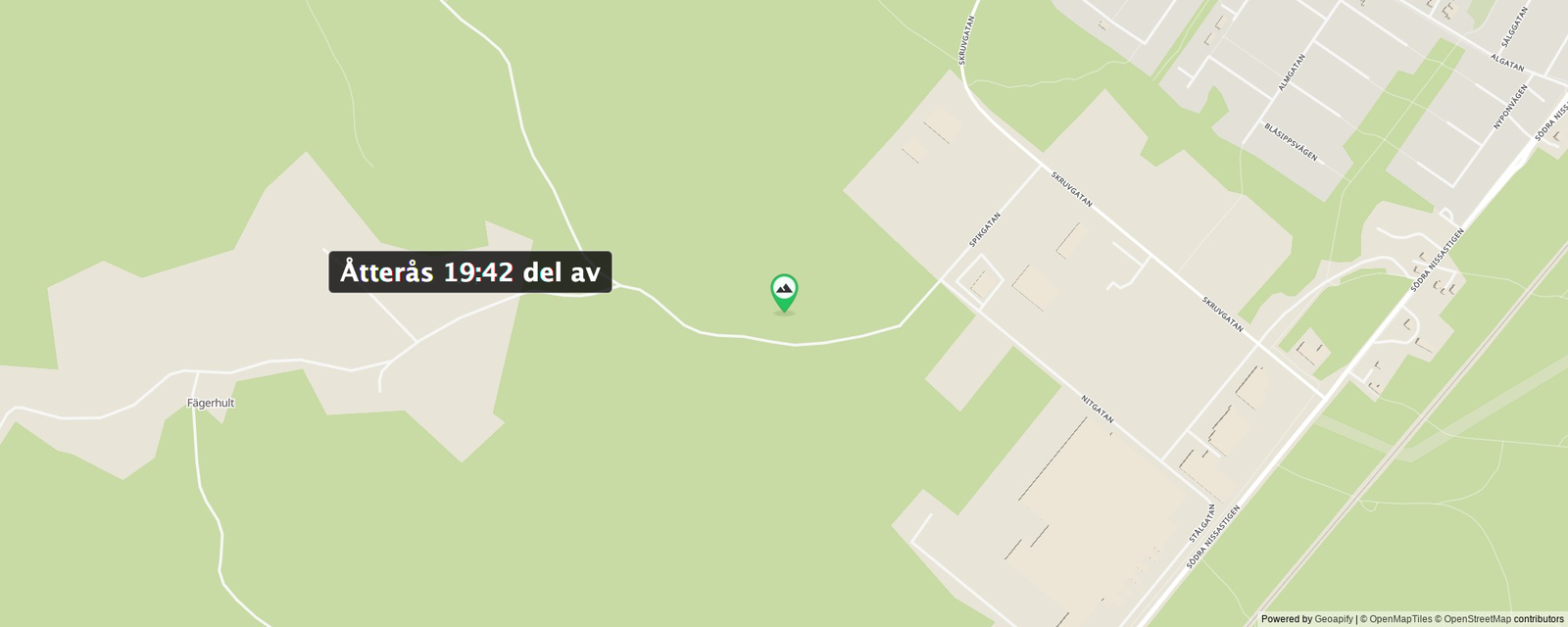 Åtterås 19:42 del av