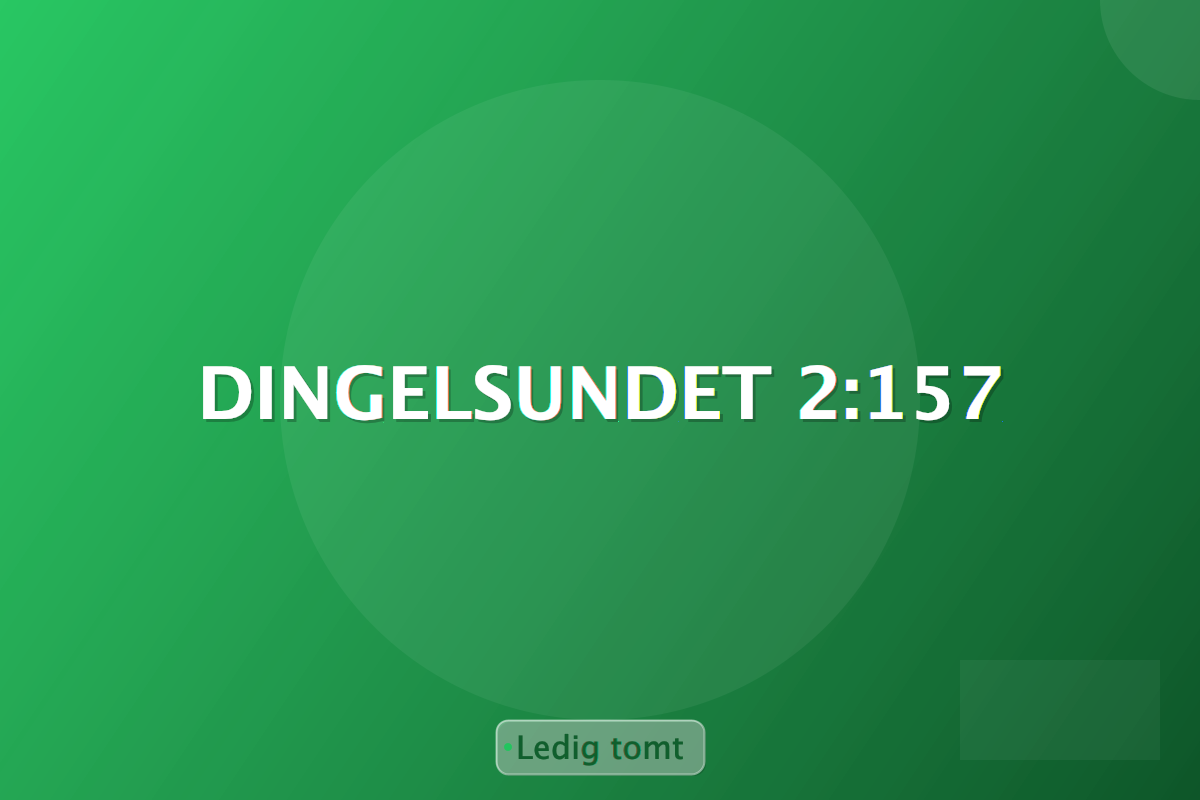 DINGELSUNDET 2:157