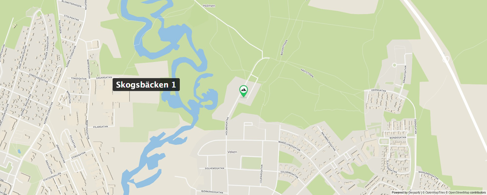 Skogsbäcken 1
